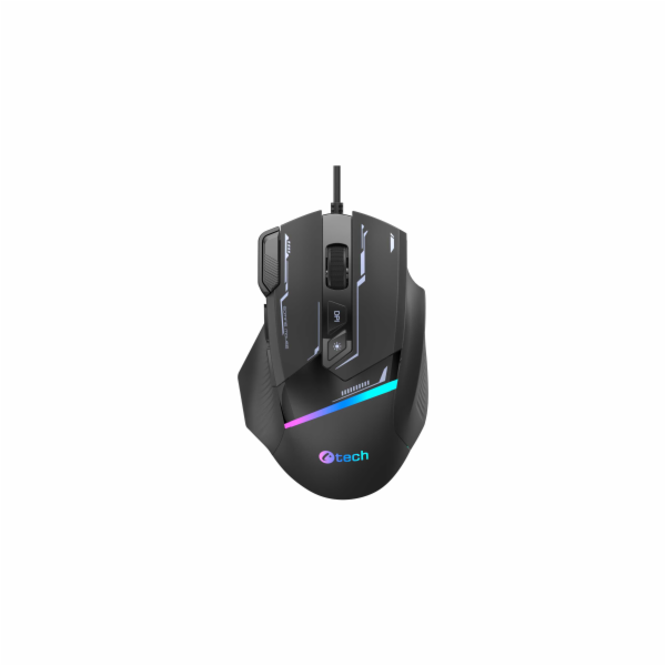 Herní myš C-TECH Zyra (GM-16),7200 DPI, RGB, USB