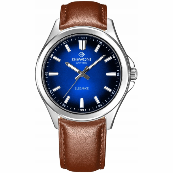 Giewont Pánské hodinky Elegance Sapphire Brown Blue GW516...