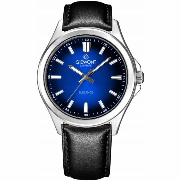 Giewont Pánské hodinky Elegance Sapphire, černomodré, GW5...