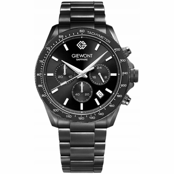 Giewont Pánské hodinky Chronograph Sapphire Black GW3520-B1