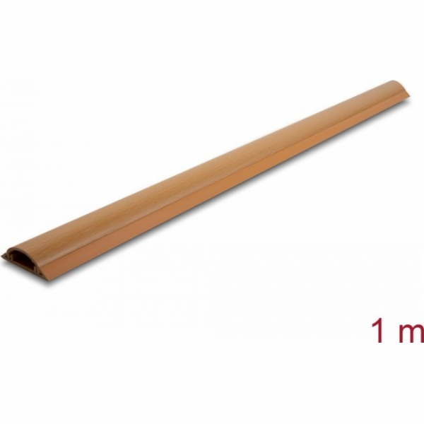 Delock DELOCK Kabelkanal selbsklebend 50x13mm, 1m Holzoptik