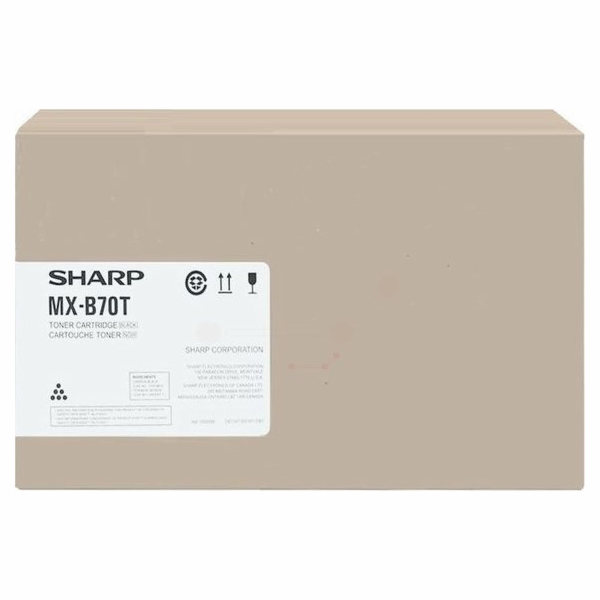 Sharp Originální toner MXB70T, černý, 45000 ks