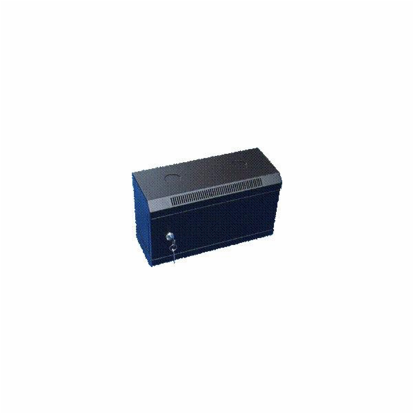 10" rack jednodílný 4U/140 DATACOM černý plech.dv.