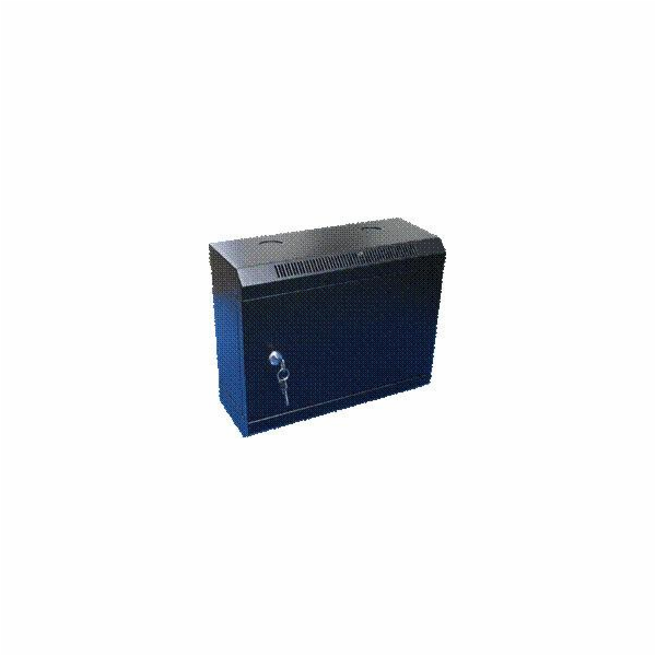 10" rack jednodílný 6U/140 DATACOM černý plech.dv.