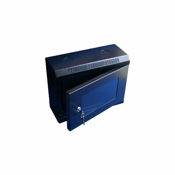 10" rack jednodílný 6U/280 DATACOM černý Skl.dv.