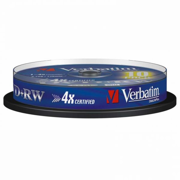 DVD + RW 4x 4,7 GB 10P CB 43488