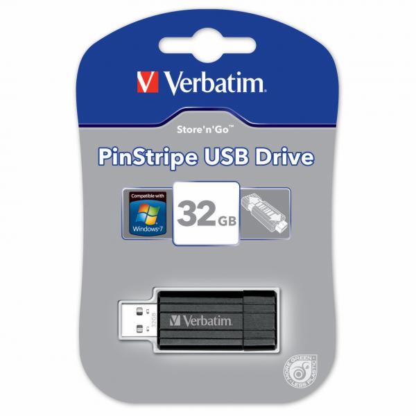Verbatim PinStripe 32GB Czarny 0