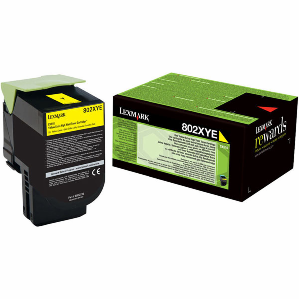 LEXMARK 802HYE Yellow High Yield Corporate Cartridge (3k)