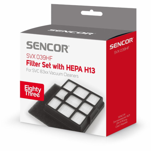 SENCOR SVX 039HF sada filtrů pro SVC 83x SENCOR