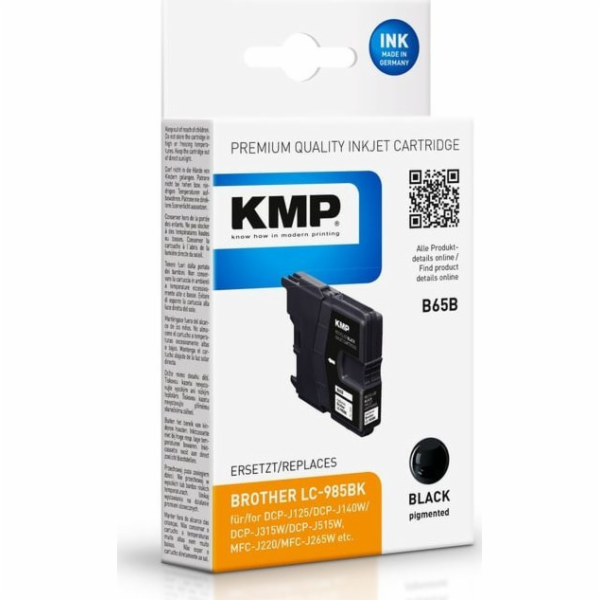 KMP B65B cartridge cerna kompatibel s Brother LC-985 BK