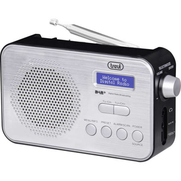 Rádio Trevi, DAB 7F92 R BK, přenosné, DAB+, FM, displej D...