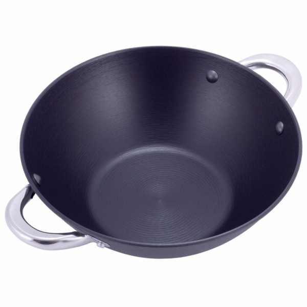 Kamille Pánev Litinový wok s poklicí 32 cm Kamille KM-4807MR