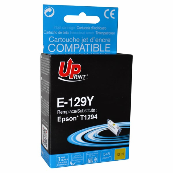 Inkoust UPrint E-129Y / T1294 (žlutý)