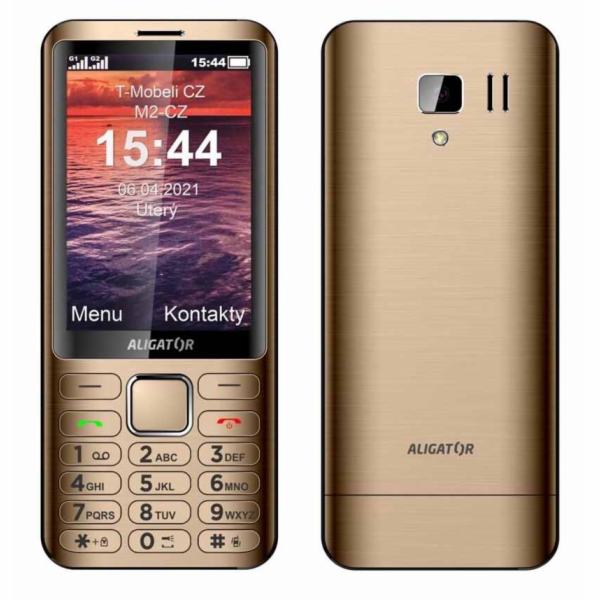ALIGATOR D950 Dual sim zlatý