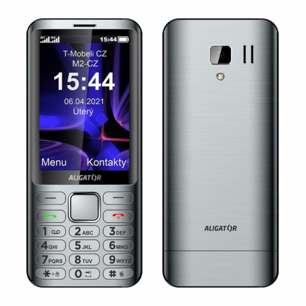 ALIGATOR D950 Dual sim stříbrný