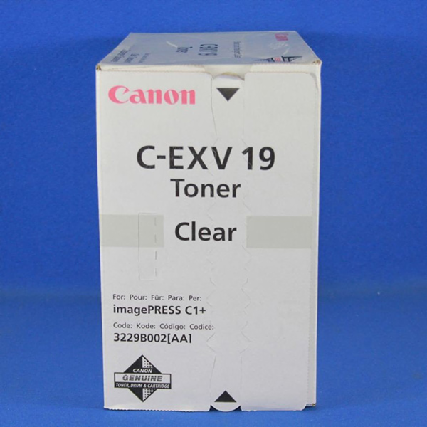 Canon originální  TONER CEXV19 CLEAR TONER Imagepress C1+...