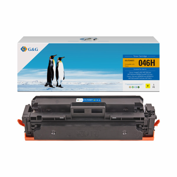 G&G Toner Toner kompatibilní s Canon 046HY, NT-PC046XY, ž...
