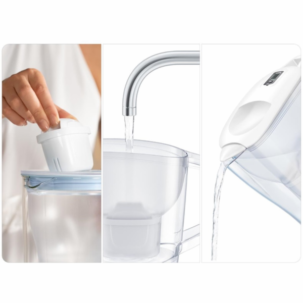 Nádoba na vodní filtr Brita ALUNA, 2,4 l, bílá