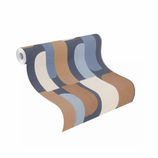 TAPET VINIL 330519 MEL HNĚDÁ FORM