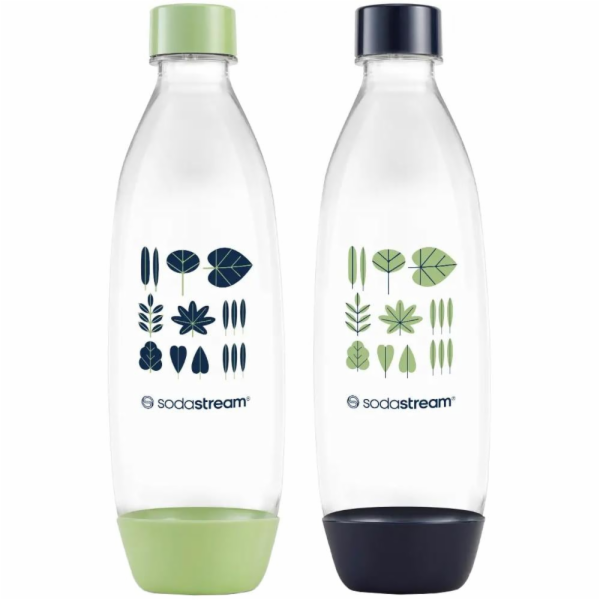SodaStream Lahev FUSE 2x 1 l, zelená/černá