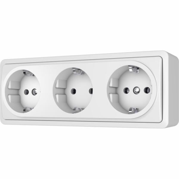Trojzásuvka VILMA SL+250, s iz, bílá sp.