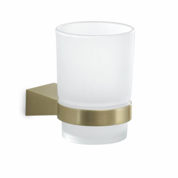 SKLENĚNÝ ZUBNÍ KARTÁČEK GEDY TONÁLNÍ ZLATÝ