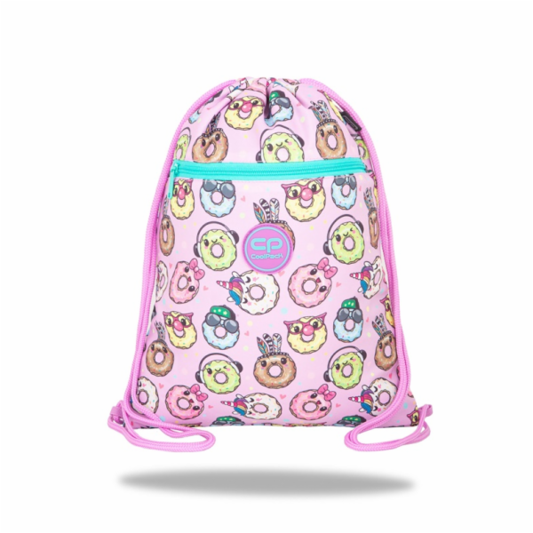 Sportovní taška CoolPack Happy Donuts, modrá/růžová