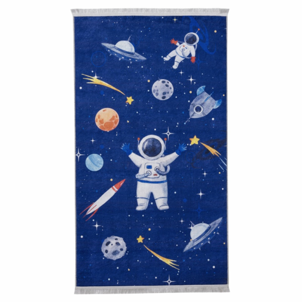 Pokojový koberec Splendid SPAC Printed, modrý, 160 x 120 cm