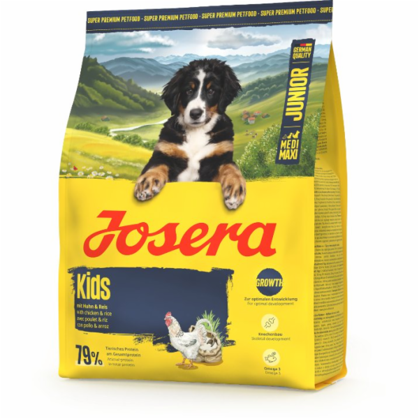 Suché krmivo pro psy Josera Kids, 900 g.