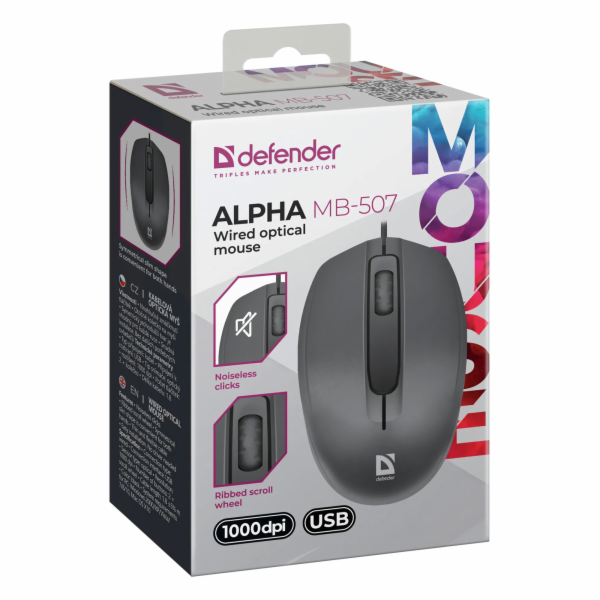 Defender Alpha MB-507 černá  52507/Defen