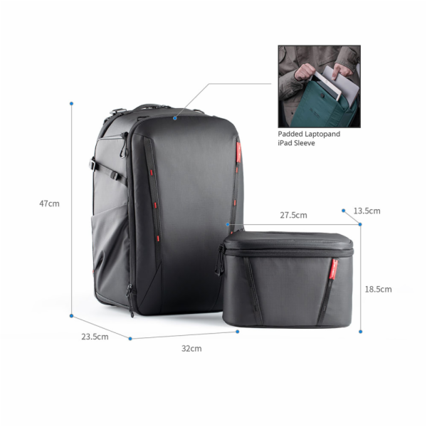 Fotografický batoh PGYTECH OneMo 2 25L (černý)