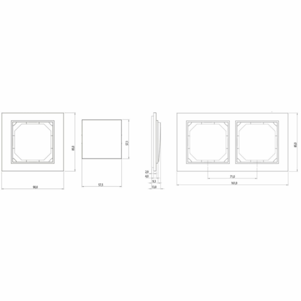 Pětimístná pohovka VILMA QR1000, mat. bílá barva