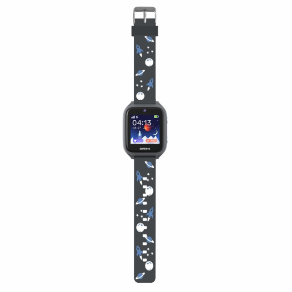 Chytré hodinky Gudrutis Super-G Active Pro, šedé