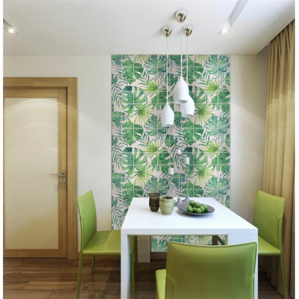 PVC obklad stěny 26182, Monstera, 964x484 mm