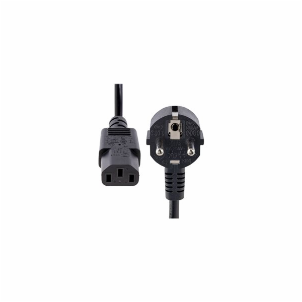 StarTech 1m (3ft) Computer Power Cord, 18AWG, EU Schuko t...