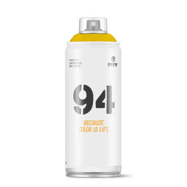 Aerosolová barva Montana Water Base, světle žlutá, 0,4l