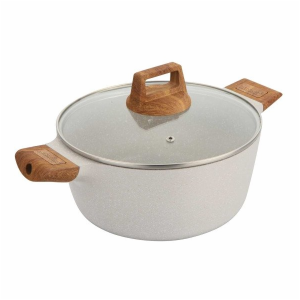Kastrol s nepřilnavým povrchem a poklicí 28 cm Naturally ...