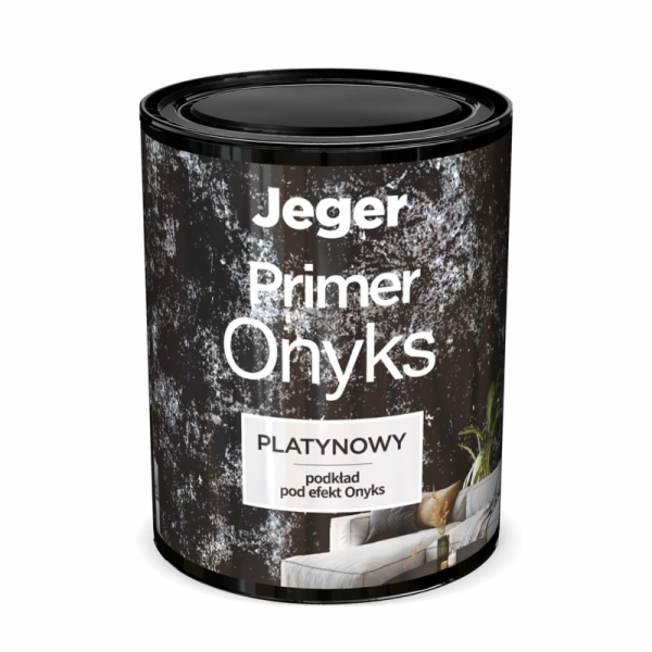 Základní barva Jeger ONYKS PRIMER PLATINUM, šedá, 1l