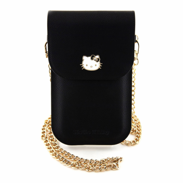 Hello Kitty PU Metal Logo Leather Wallet