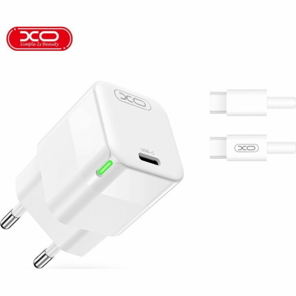 Nástěnná nabíječka XO CE06, 30W, USB-C, s kabelem UBS-C