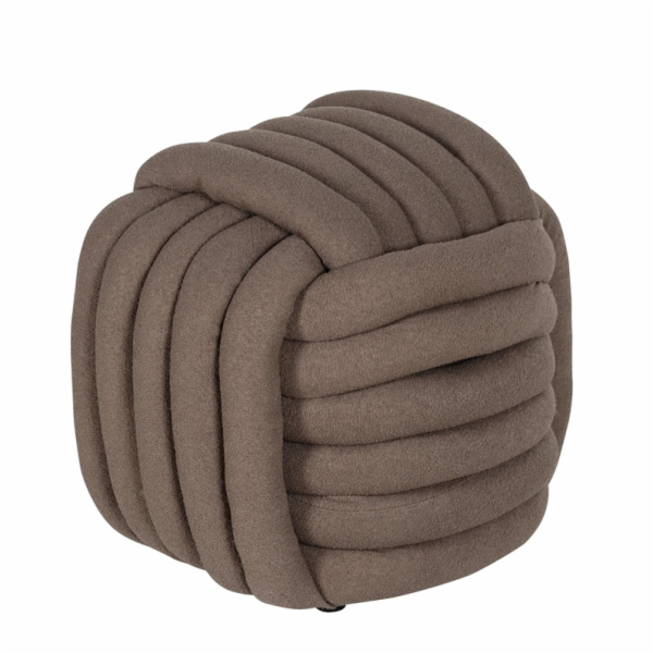 Pouf HS-NP16-2 HNĚDÝ 45X45X45CM