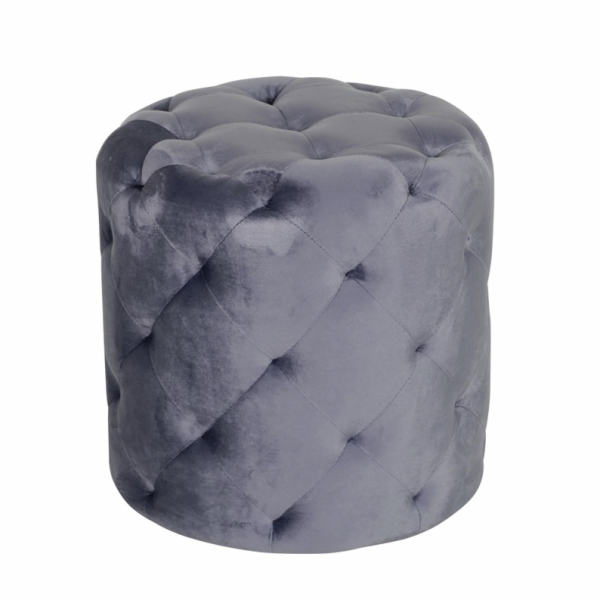 Pouf HS-R08-2 ŠEDÝ 40X40X40CM