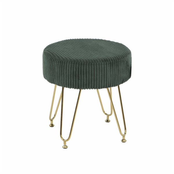Pouf Domoletti 53000009201, tmavě zelený, 38 x 38 x 40 cm