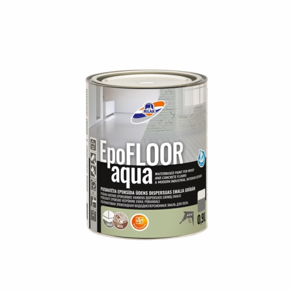 Epoxidové barvy na bázi Rilak Epofloor Aqua A 0,9L