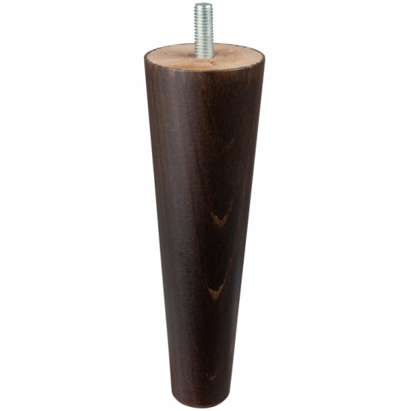Nábytková noha Haushalt, 15 cm, tmavě hnědá