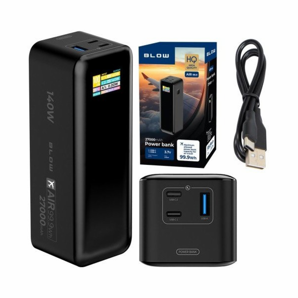 BLOW Power Bank 27000mAh PD 140W AIR99.9 LCD
