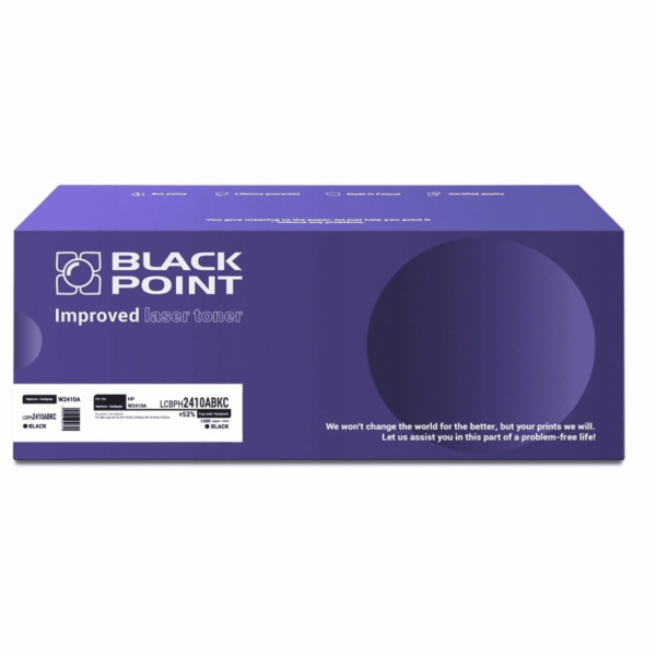 Black Point [LCBPH2410ABKC] Barevný toner (HP W2410A) čip...
