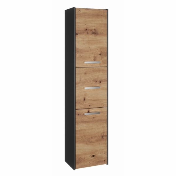 Topeshop S43 ANTRACYT/ARTISAN kancelářská police