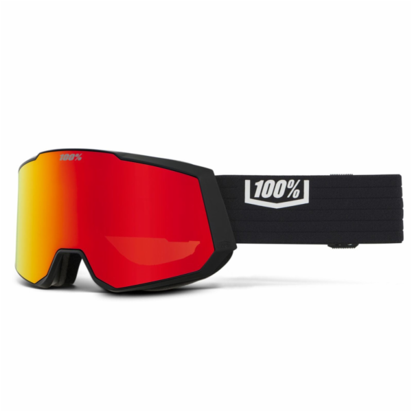 100% 100percent SNOW - SNOWCRAFT XL brýle černo-červené M...