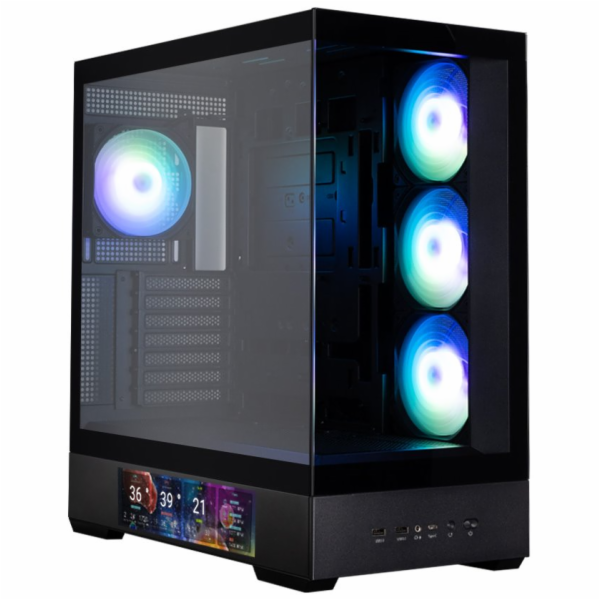 Zalman skříň P40 DS / ATX / 4x120mm ARGB fan / 2xUSB 3.0 ...